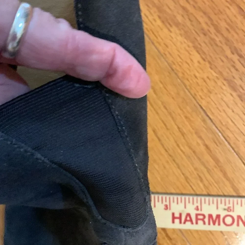 Lucky Brand Size 6 gray suede Rayla over the knee riding boot.